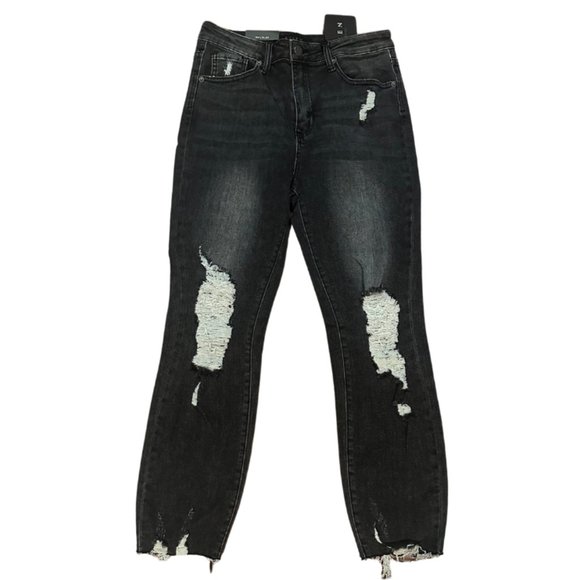 Risen Los Angeles  Size 29/9 Skinny Distressed Jeans - NWT - Picture 1 of 8